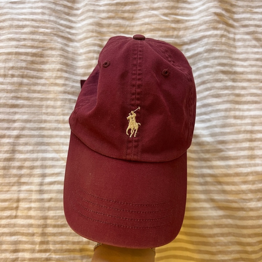 Polo by Ralph Lauren Burgundy Baseball Hat
